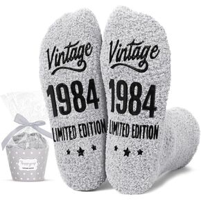 HAPPYPOP 40th Birthday Gifts Ideas for Men - Socks for 40 Year Olds, 1984 Birthday Gifts, Best Gifts for 40 Year Old Middle Aged Man