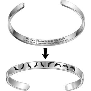 Inspirational Bangle Women Girls Bangle Bangle for Girls Friends Sisters Bestie and Ourselves as Christmas Birthday and Memorable Days Gift Bangle Gift to Inspire Others and Ourselves