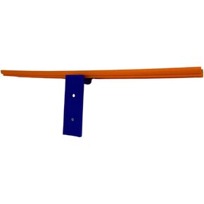Racetrack Wall Connectors Compatible with Hot Wheels Tracks | Screw in or Adhesive Version | Create Epic RaceTracks | Made in USA (10-Pack Blue)