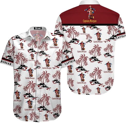 Crown Fan Hawaiian Shirts for Men and Women, Tropical Summer Beach Shirt, Crown Lovers Button Shirt, Holiday Shirt in Kuwait