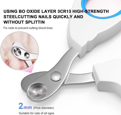 Cat Nail Clippers, Cat Claw Trimmers, Suitable for Small Animals Such as Cats, Birds, Hamsters, Rabbits, Hedgehogs, ferrets, Chinchillas, Guinea pigs，Etc, Professional Nail Trimmers for Small Animals. in Saudi Arabia