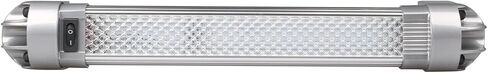 تركيبات إضاءة منطقة LED Lightronic RV مقاس 12.8 بوصة، 6000K-Cool أبيض فائق السطوع، سحب تيار منخفض لإخراج الضوء العالي، مفتاح تشغيل/إيقاف مدمج، غطاء Aluninum للخدمة الشاقة، 12V/24V DC، حزمة واحدة in Saudi Arabia
