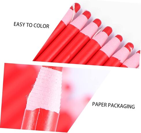 1 Box Peel Off China Markers Grease Pencils Peel-Off Grease Pencil Eyebrow Pen Pencil Black Crayons Color Pencils for Autobody Paint Peel-Off China Marker Peel-Off Marker Oily in Saudi Arabia