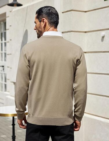 COOFANDY Mens Cardigan Sweaters Long Sleeve V Neck Cardigans Lightweight Knitted Button Down Sweaters with Pockets in Saudi Arabia