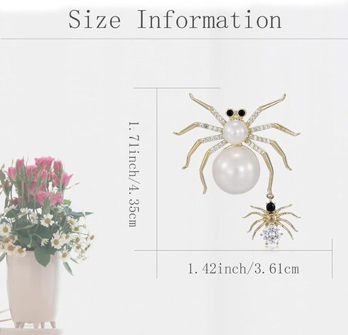 Midari Christmas/Halloween Brooch Pin for Women Lapel Pins Corsage Brooches Scarf Clip Pins for Men Suit Clothing Dress Accessories Decoration Fashion Jewelry Gifts in Saudi Arabia