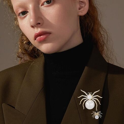 Midari Christmas/Halloween Brooch Pin for Women Lapel Pins Corsage Brooches Scarf Clip Pins for Men Suit Clothing Dress Accessories Decoration Fashion Jewelry Gifts in Saudi Arabia