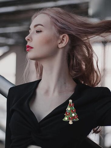 Midari Christmas/Halloween Brooch Pin for Women Lapel Pins Corsage Brooches Scarf Clip Pins for Men Suit Clothing Dress Accessories Decoration Fashion Jewelry Gifts in Saudi Arabia