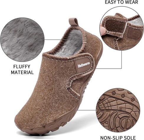 Kids Winter Slippers Cozy Soft Warm Non Slip Fleece House Lightweight Indoor Slippers for Girls Boys in Saudi Arabia