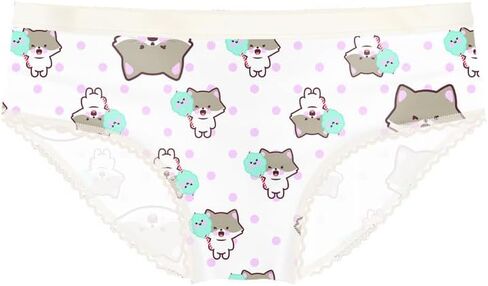 5-Pack Girls' KITTY Design Ultra-Soft Microfiber Panties with Cotton Lining in Saudi Arabia