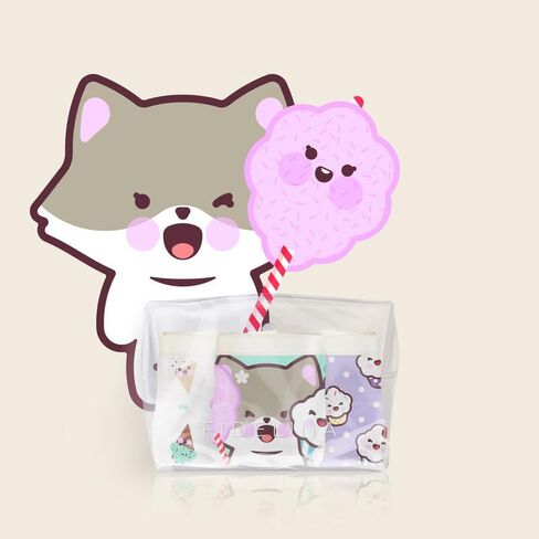 5-Pack Girls' KITTY Design Ultra-Soft Microfiber Panties with Cotton Lining in Saudi Arabia
