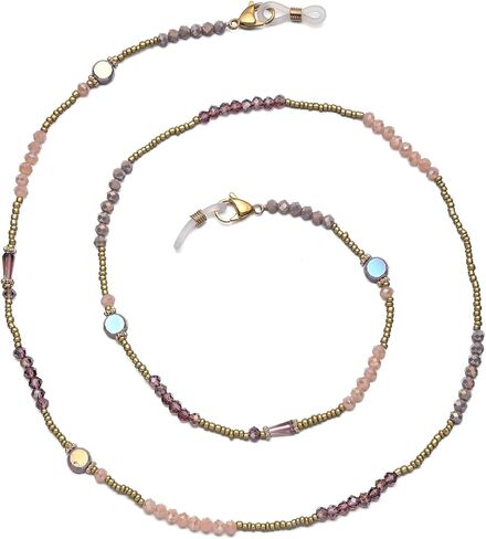 Glasses Chain for Women Eyeglasses Chain Crystal Beaded Eye Glasses Holders Around Neck Sunglasses Chain for Women in Kuwait