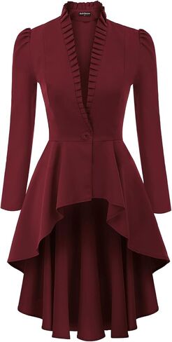 Long Jacket for Women Renaissance Victorian Waistcoat Jacket Gothic Steampunk Jacket Top in Saudi Arabia