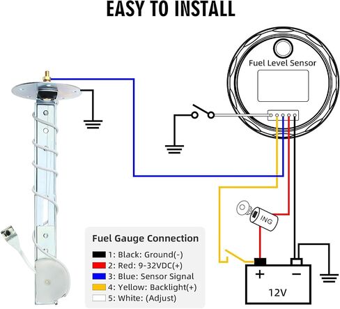Fuel Sending Unit 0-90 ohms with Float, Marine Fuel Sending Unit and Float for Boat Fuel Tank Sending Unit Fuel Water Sending Unit Replacement Fuel Sender for Boat Car Truck in Saudi Arabia