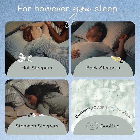Coop Home Goods حشوة AC إضافية، رغوة الذاكرة المملوءة بالجل وحشوة بولي، كيس بوزن 1/2 رطل، إعادة ملء وسادة رغوة الذاكرة Eden، GREENGUARD Gold وCertiPUR-US معتمدة in Saudi Arabia