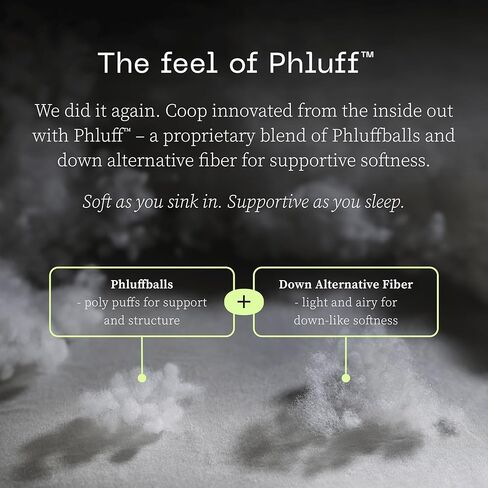 Coop Home Goods Extra Oomph AC Fill, Gel-Infused Memory Foam & Poly Fill, 1/2 Pound Bag, Refill for Eden Memory Foam Pillow, GREENGUARD Gold and CertiPUR-US Certified in Kuwait