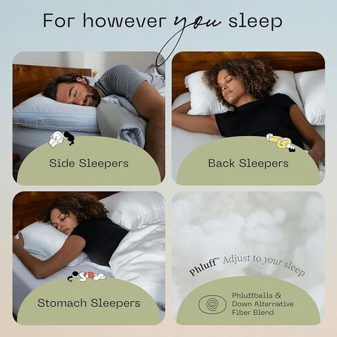 Coop Home Goods Extra Oomph AC Fill, Gel-Infused Memory Foam & Poly Fill, 1/2 Pound Bag, Refill for Eden Memory Foam Pillow, GREENGUARD Gold and CertiPUR-US Certified in Kuwait