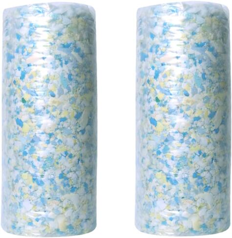 BOXIN 5lbs Shredded Memory Foam Filling for Bean Bag Filler, Soft and Convenient Pillow Stuffing Foam for Couch Cushion, Dog Bed, Chair, Arts & Crafts, Added Gel Particles in Saudi Arabia