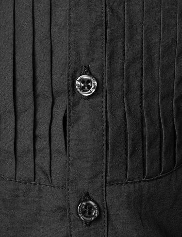 JOGAL Boys Dress Shirts Kids Pleated Tuxedo Shirt with Bow Tie for 6-14 Years Old Boys Button Down Shirt in Kuwait