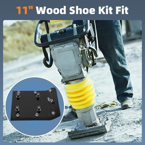 11" Wood Shoe Kit for Multiquip Mikasa MTX70 MTX80 MTX90 MTX70HD MT65 MT74 MT75 MT76 MT84 MT85 MT86 Jumping Jack Rammer in Kuwait