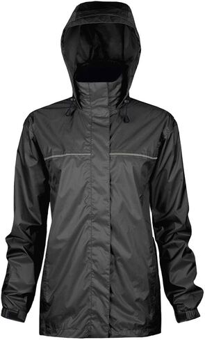 Viking Women's Windigo Waterproof and Windproof Packable Shell Jacket with Reflective Piping in Saudi Arabia