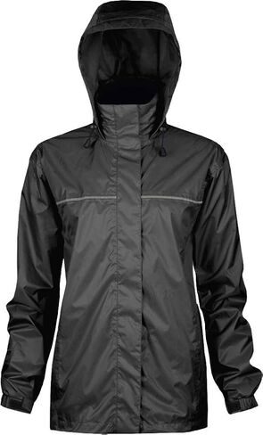 Viking Women's Windigo Waterproof and Windproof Packable Shell Jacket with Reflective Piping in Saudi Arabia