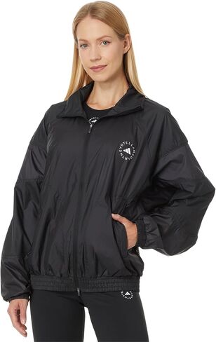 أديداس للنساء من ستيلا مكارتني Track Top JF8728، رمادي، كبير in Saudi Arabia