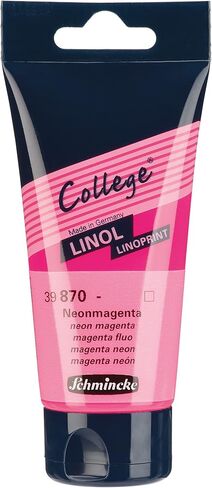 Schmincke - College Linol, Artists' lino Printing Inks, Black in 75 ml Tube, 39700013, Low-Odour Water-Based lino Printing Ink, lightfast, Even Print in Kuwait