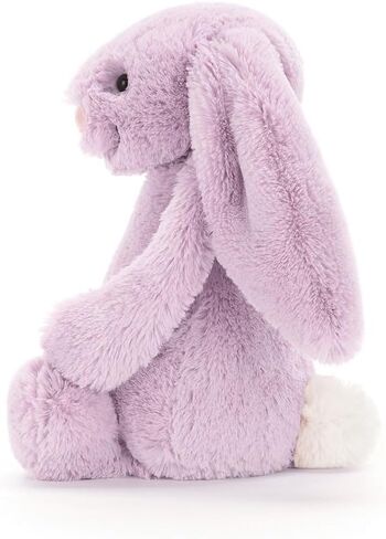 Jellycat Bashful Lilac Bunny Stuffed Animal, Medium 12 inches | Rabbit and Bunny Plush Toy | Classic Children's Gift in Kuwait
