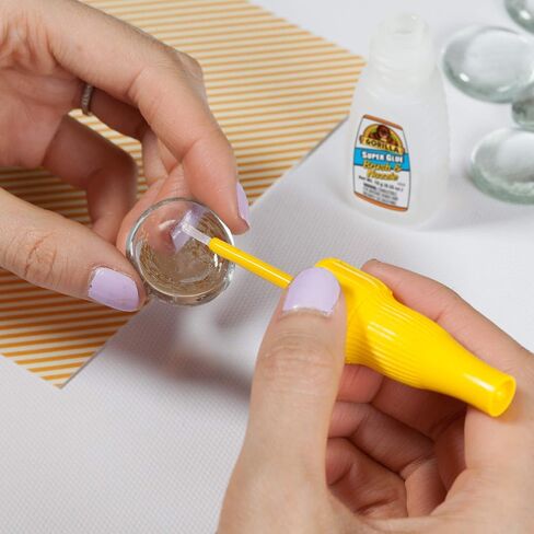 Gorilla Super Glue with Brush & Nozzle Applicator, 12 Gram, Clear, (Pack of 2) in Kuwait