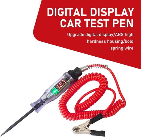 1 Pack Car Spark Plug Test Pen for Engine Indicator Ignition System, Pen Type Design, Universal High Voltage Line Cylinder Line Spark Plug Tester, Coil Diagnostic Tool (Silver & Purple) in Saudi Arabia