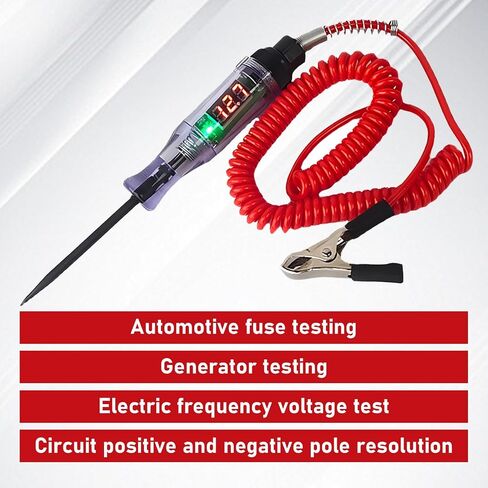 1 Pack Car Spark Plug Test Pen for Engine Indicator Ignition System, Pen Type Design, Universal High Voltage Line Cylinder Line Spark Plug Tester, Coil Diagnostic Tool (Silver & Purple) in Saudi Arabia