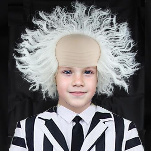 Kids Green Wig with Bald Cap Child Short Ombre Green Wig Short Fluffy Wavy Wig Cosplay Costume Halloween Wig in Saudi Arabia