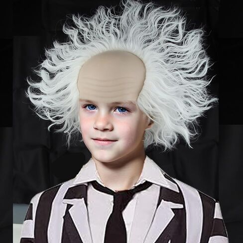 Kids Green Wig with Bald Cap Child Short Ombre Green Wig Short Fluffy Wavy Wig Cosplay Costume Halloween Wig in Saudi Arabia