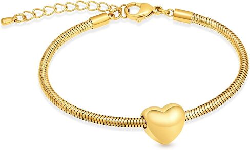 Imrsanl Heart Urn Bracelet for Ashes for Women Girls Stainless Steel Cremation Urn Bracelet Bangle for Ashes Keepsake Memorial Jewelry Gifts in Kuwait
