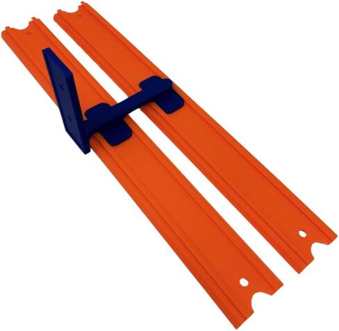 موصلات الحائط لمسار السباق المتوافقة مع مسارات Hot Wheels | نسخة لولبية أو لاصقة | إنشاء مسارات سباق ملحمية | صنع في الولايات المتحدة الأمريكية (10 عبوات باللون الأزرق) in Saudi Arabia