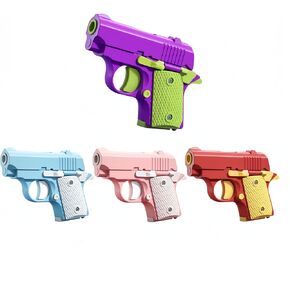1911 3D Printed Small Pistol Toys,Suitable Toys for Adults and Kids, Stress Relief Pistol Toys for Adults, Suitable for Relieving ADHD, Anxiety, Best Gift for Adults and Kids (BlueWhite)
