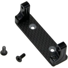 Servo Mount Compatible with 1/10 Axial Capra UTB SCX10 AXI03004 Upgrades Unlimited Trail Buggy Rc Car Carbon Fibre Parts(Black)