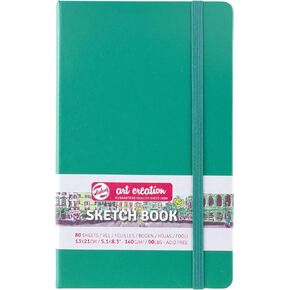 Talens Art Creation Sketch Book, Forest Green, 5.1 x 8.5, 80 Sheets (9314332M)