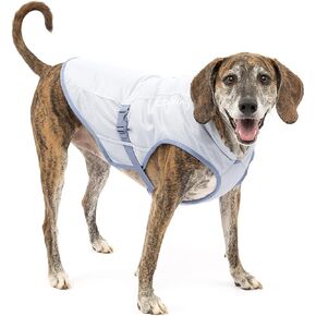 Kurgo Dog Core Cooling Vest, Cooling Jacket for Dogs, Evaporation Cooler Coat for Pets, Reflective Material, Adjustable Straps, Works with Harnesses & Collars, Heat Reflective (Large)