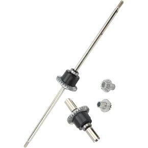 VGEBY Stainless Steel Metal Front Rear Differential Gear Spare Parts for Wltoys 12428 12427 Remote Control Car Wltoys 12428 Rear Axle