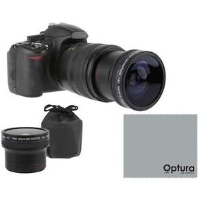 Extreme Wide Angle FISHEYE Lens + Macro Attachment for Canon EOS Rebel XS XSI XT XTI T1 T2 T3 T4 T5 T6 T7 T1I T2I T3I T4I T5I T6I T6S T7 T71