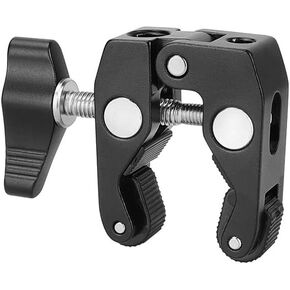 Super Crab Clamp with 1/4"-20 & 3/8"-16 Mounting Point for Camera Photo Studio