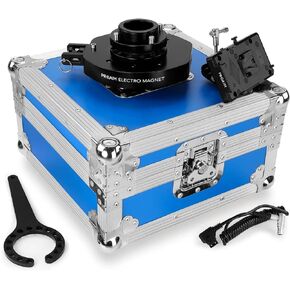 Proaim Electro Magnet Quick Release Mitchell Mount for Camera & Gimbal Rigs | Offers Payload up to 50kg / 110lb | Attaches to Mitchell Dolly, Tripod, Jib/Cranes, Shock-Absorber Arms (QR-ELMG-01)