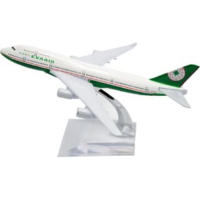 TANG DYNASTY(TM) 1:400 16cm B747-400 EVA Air Metal Airplane Model Plane Toy Plane Model