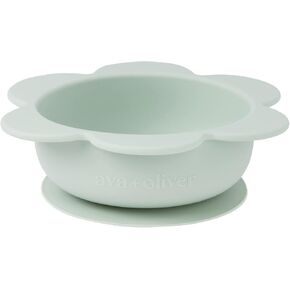 Silcone Flower Suction Bowl | BPA-Free Non-Slip Design (Mint) in Kuwait