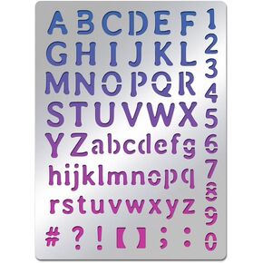 BENECREAT Magical Moths Stencil, Butterfly Mushroom Leaf Templates Stencil for Engraving Wood and Patterns, Lettering, Stainless Steel Journal Stencils, 5.5x7.5"