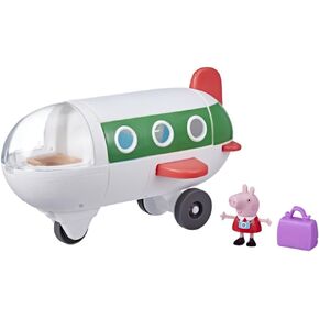 Peppa Pig Peppa’s Adventures Air Peppa Airplane Vehicle Preschool Toy with Rolling Wheels, 1 Figure, 1 Accessory; for Ages 3 and Up