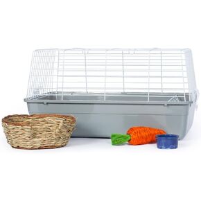 Prevue Pet Products Bella Rabbit Cage Kit - Gray
