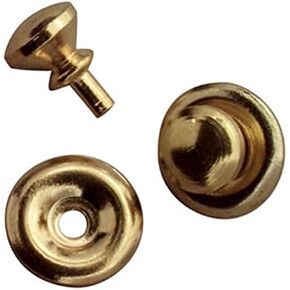 Handley House Dollhouse Miniature Traditional Round Brass Door Knob