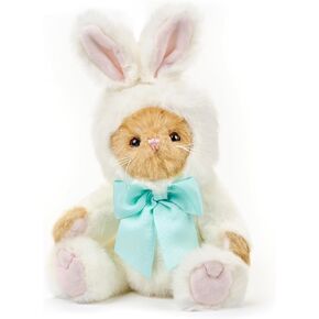 Bearington Bunny Hugs The Bunny Stuffed Animal, 10 Inch Easter Plush Rabbit Stuffed Animal